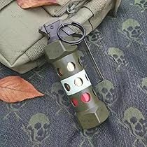 Amazon.co.jp: 手榴弾モデル手榴弾防風ブルー炎ライター全金属